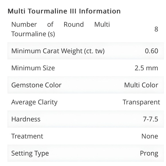 Multi Tourmaline 18k Gold Vermeil Cocktail Ring with Cluster Design MSRP $550 - Picture 11 of 11